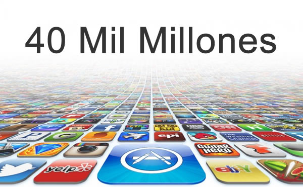 Apple App Store supera las 40 Mil Millones de Descargas
