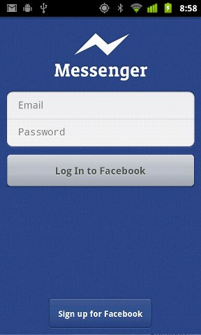 Android - Facebook Messenger Login