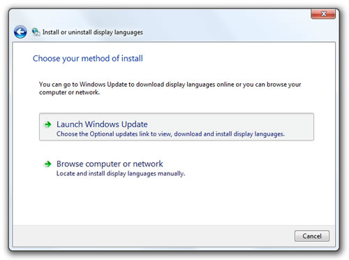 Launch Windows Update