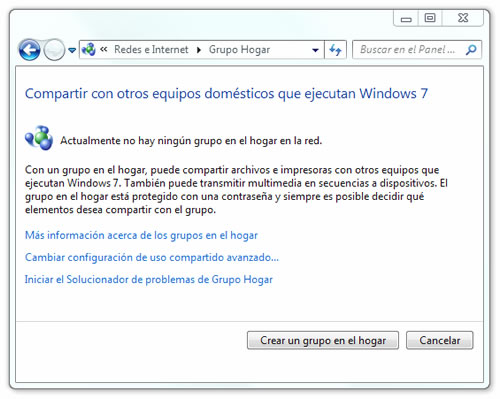 ¿Cómo encontrar la contraseña del Grupo Hogar en Windows 7?
