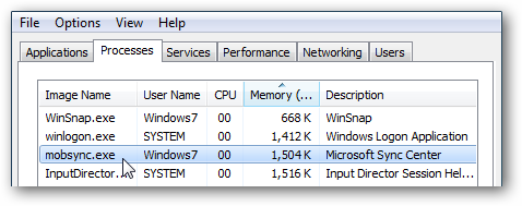 Qué es Mobsync.exe y cómo cerrar el proceso?