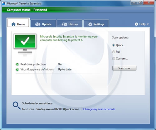 Descarga Microsoft Security Essentials Morro