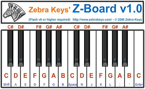 Zebra Keys 2