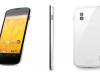 LG lanza su Google Nexus 4 de color blanco