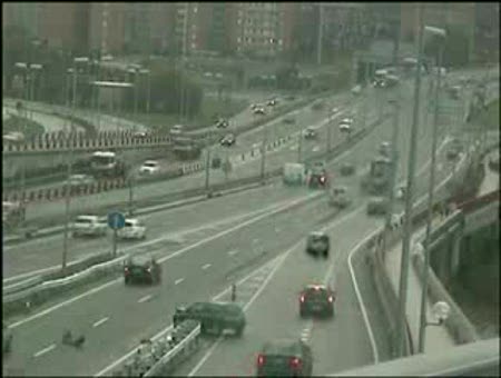 Se choca en la autovia